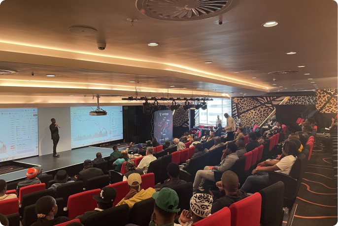 Attendees at a previous Vantage seminar